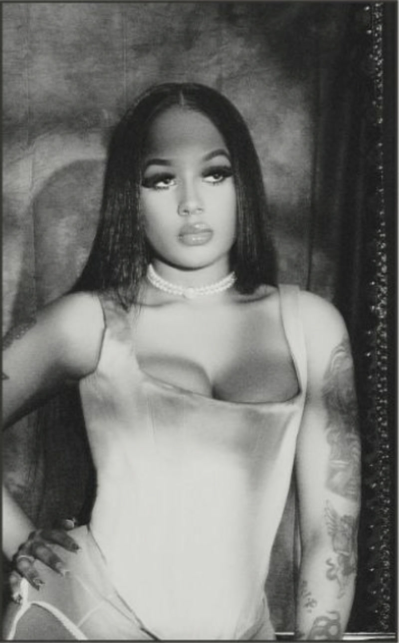 Christen, Dior on the Hair stylist in an editorial portrait